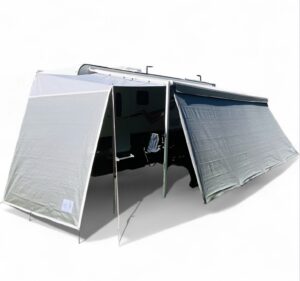 Jillaroo Awning Porch / Extension with end wall Privacy Screen/Sunshade